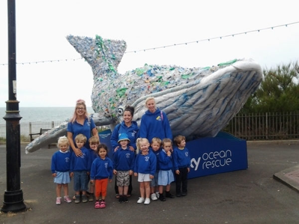 Album cover for Trip to see recycled Whale -Broadstairs
